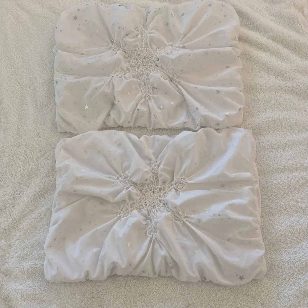 Set of 2 Pottery Barn Teen Harry Potter Ruched Celestial Standard Shams – EUC